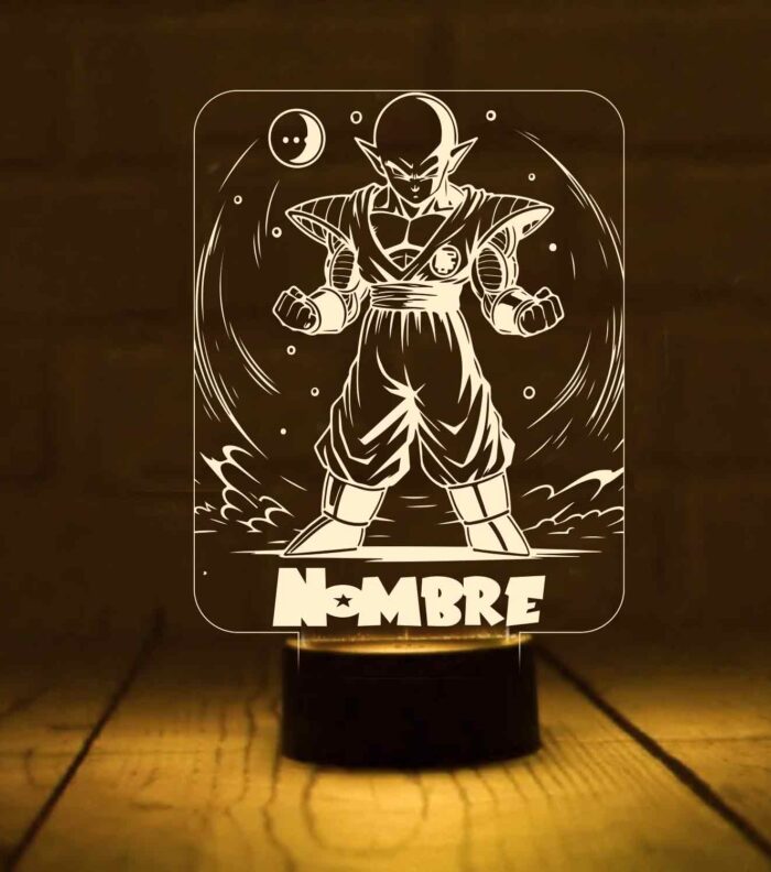 Lámpara-personalizada-Piccolo-dragon-ball